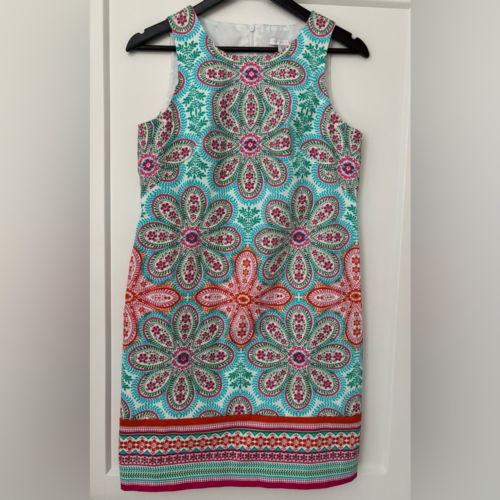 London Sleeveless Floral Dress